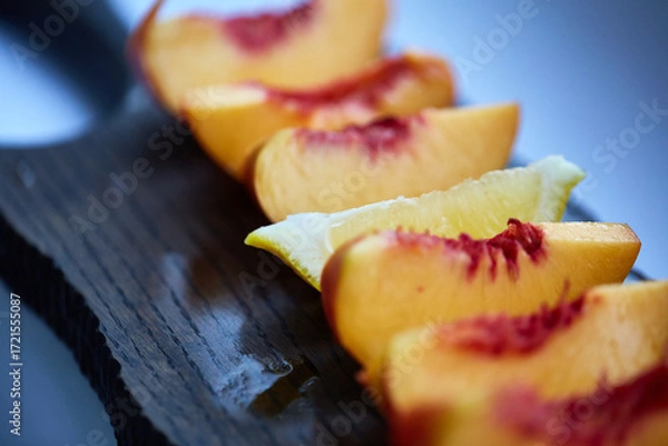 Obraz  be not the same. be diffrent. Be exclusive. Be special. peaches and lemon.