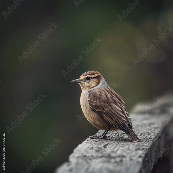 Obraz robin on a branch