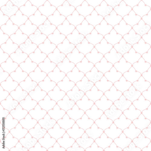 Fototapeta Ribbon link seamless pattern