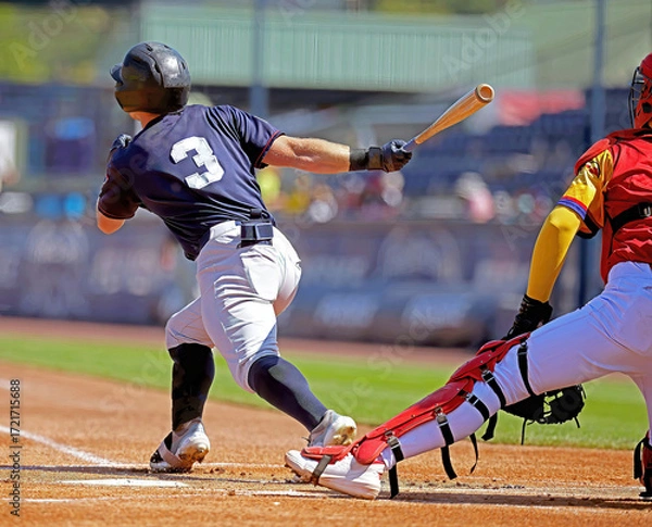 Obraz baseball player running