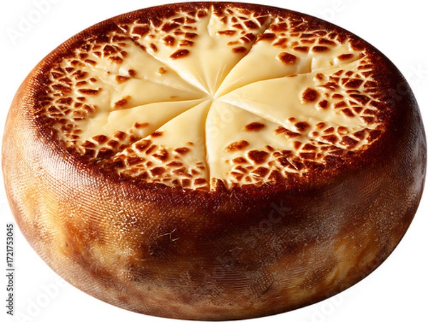 Obraz Round Cheese Wheel Top View