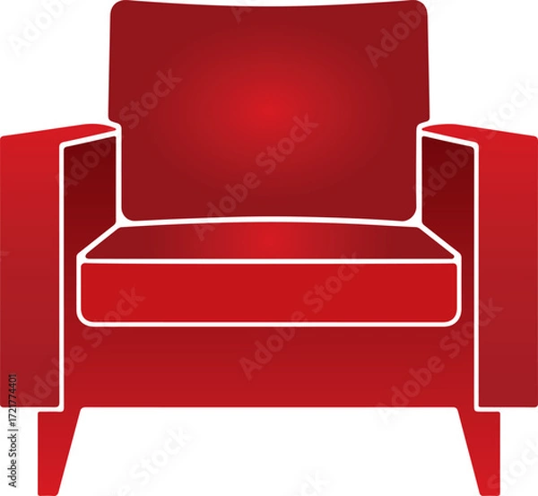 Obraz Armchair Color Vector Design