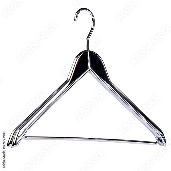 Fototapeta Shiny Chrome Clothes Hanger 