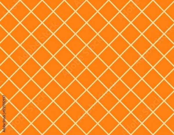 Fototapeta Orange diamond patterned background