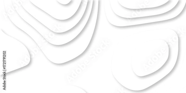 Fototapeta Abstract Luxury diamond creative topography map background vector natural shadow papercut web topography map spiral line. white light dynamic smooth cover origami papercut texture background.	
