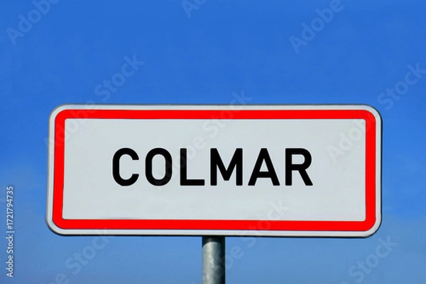 Obraz Ortsschild Colmar