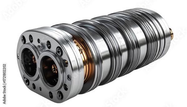 Fototapeta Complex, metallic machine component