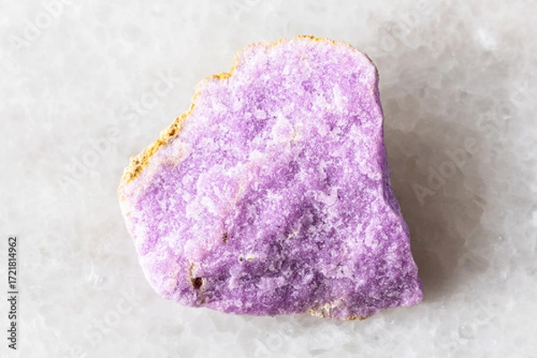 Obraz sample of rough phosphosiderite mineral on white