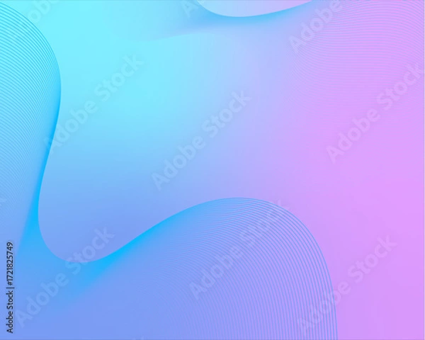 Fototapeta Tint gradient background with wavy lines texture