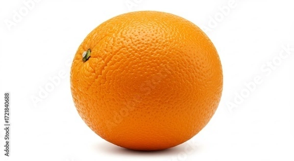 Fototapeta Reife Orange leuchtet hell Studioaufnahme frisch saftig. AI Generated