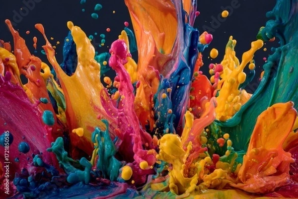 Obraz yellow and blue