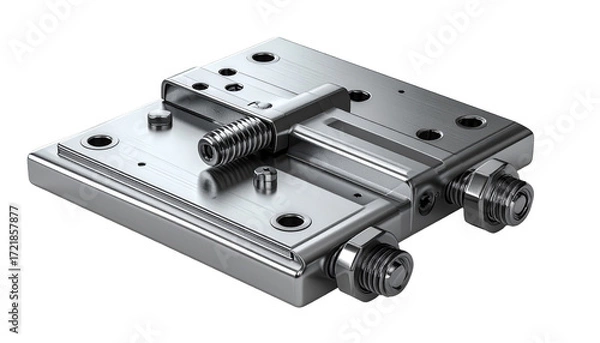 Obraz Precision metallic plate assembly
