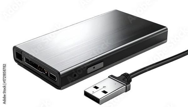 Obraz Metal device with cable