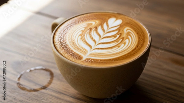 Obraz cup of cappuccino with foam