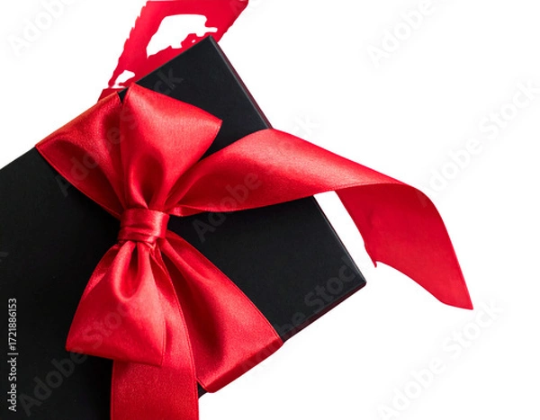 Obraz Firefly_Colorful playground structure with dual slides - Firefly_Elegant black gift box with red ribbon (4)