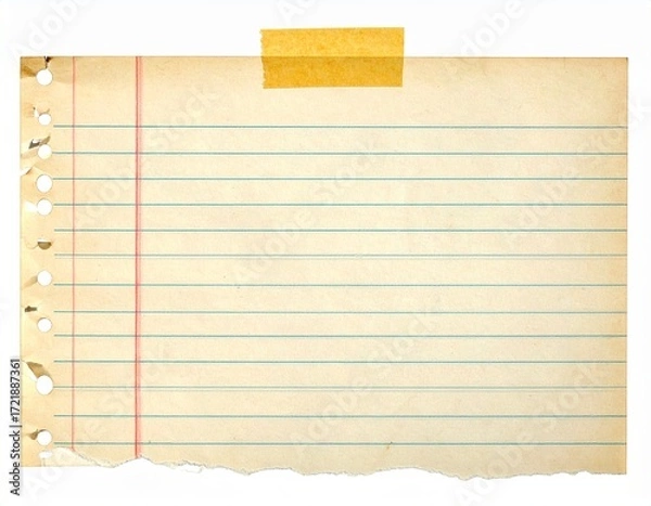 Fototapeta old paper sheet