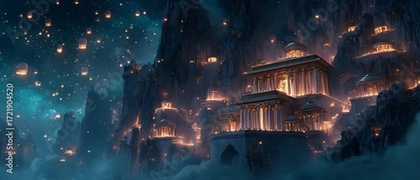 Fototapeta Temple of the Thousand Lanterns