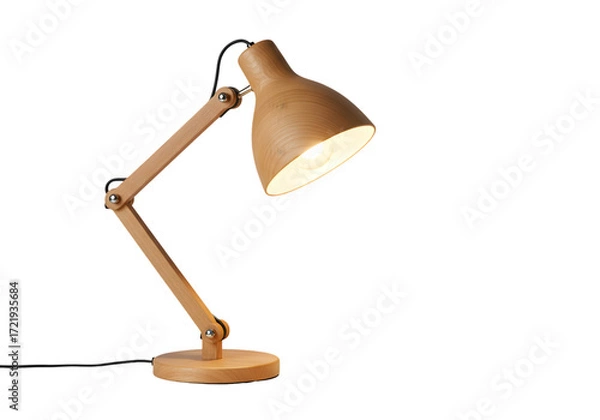 Obraz desk lamp isolated on white background
