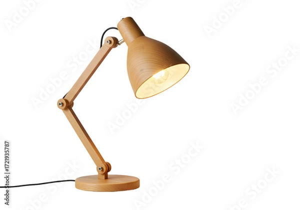 Obraz desk lamp isolated on white background