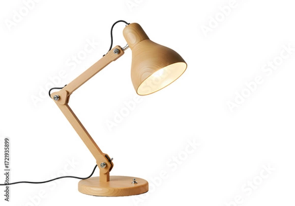 Obraz desk lamp isolated on white