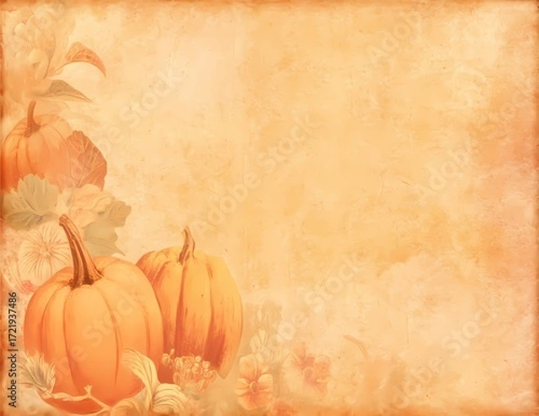 Fototapeta Coffee Stained Digital Paper Ledger