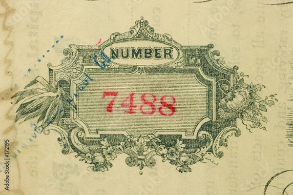 Obraz certificate number 7488