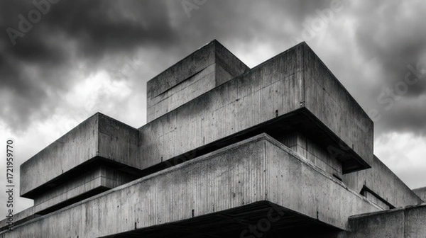 Obraz Modernist concrete architecture