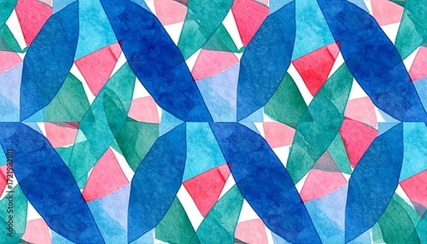 Fototapeta Abstract watercolor pattern (1)