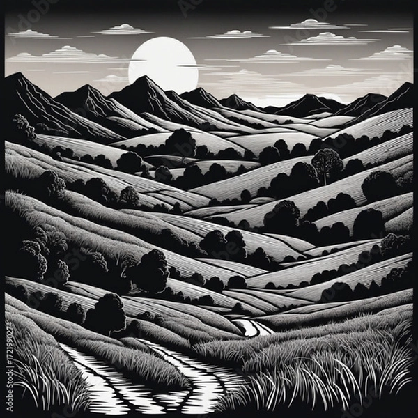 Obraz Wonderful dream Desert Landscape