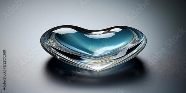 Obraz diamond ring in heart shape