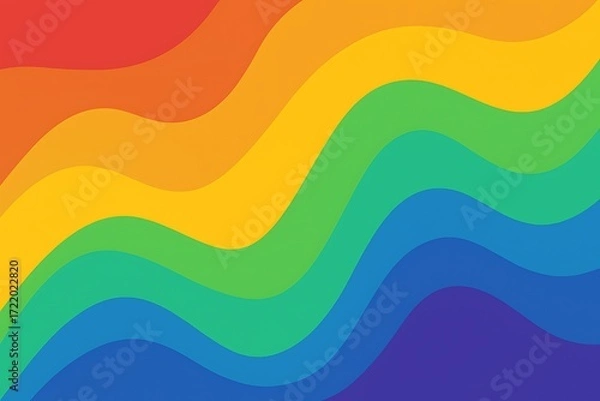Obraz abstract colorful wave background