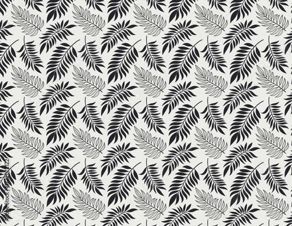 Fototapeta Vector leaf and Botanical illustration pattern