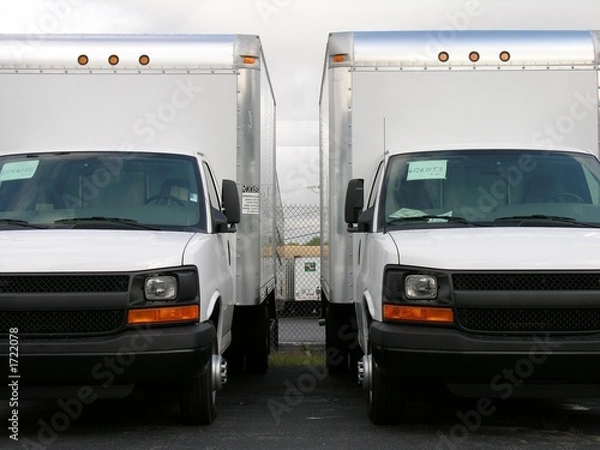 Obraz new work trucks.