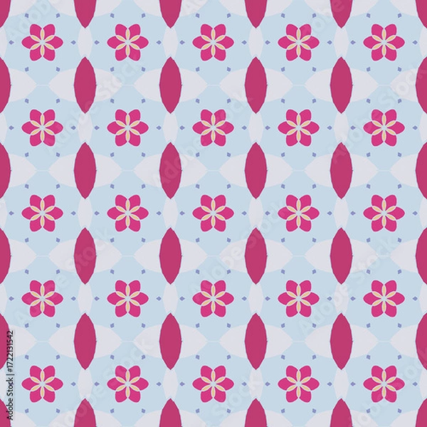 Fototapeta You can use multi-purpose pattern designs on fabric wallpapers, ceramics, etc.