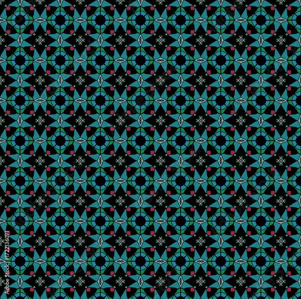 Fototapeta You can use multi-purpose pattern designs on fabric wallpapers, ceramics, etc.