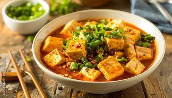 Obraz Spicy Tofu Stew