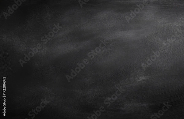 Obraz Blank black chalkboard texture, blackboard background