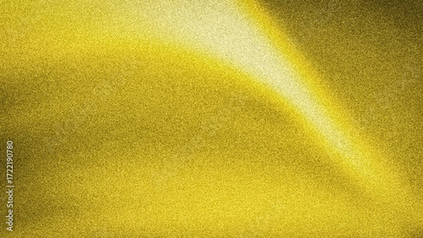 Fototapeta Abstract blurry grainy 4K background with soft gradient transitions of shimmering gold and yellow tones, perfect for elegant and luxurious designs