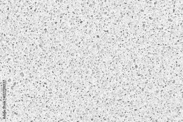 Fototapeta White quartz stone texture background with gray speckles