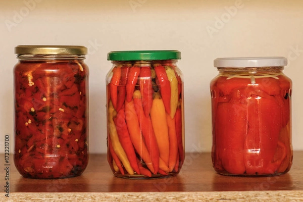 Obraz Three different jar