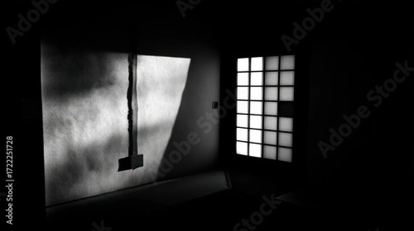 Obraz Empty room shadows