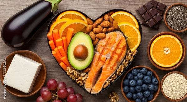 Obraz grilled vegetables on a plate