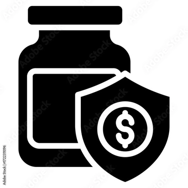 Fototapeta Emergency Fund Icon Element For Design