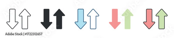 Fototapeta Balance Icon Set Multiple Style Collection