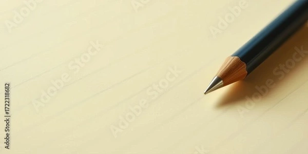 Fototapeta Close-up of legal pad with yellow lines, blank,   message pad,   paper texture