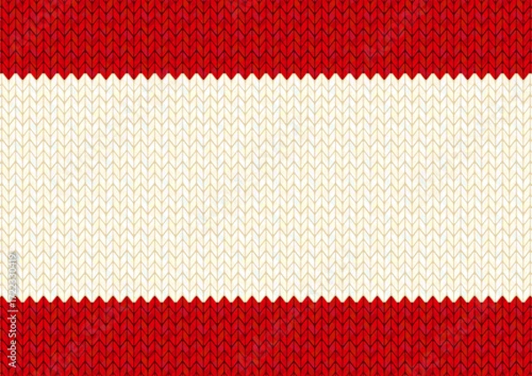 Fototapeta ニット、セーター、フレーム、帯、模様、リボン、背景