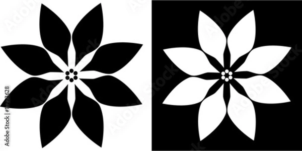 Obraz poinsettia icon