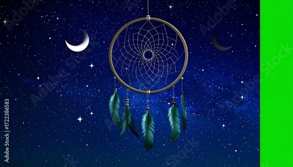 Obraz Dream Catcher Night Sky Image.