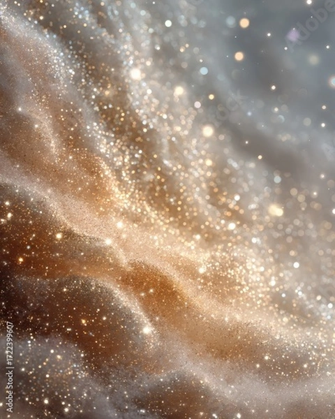 Fototapeta Celestial Event Cosmic Dust and Light Outer Space Abstract Image Ethereal Environment