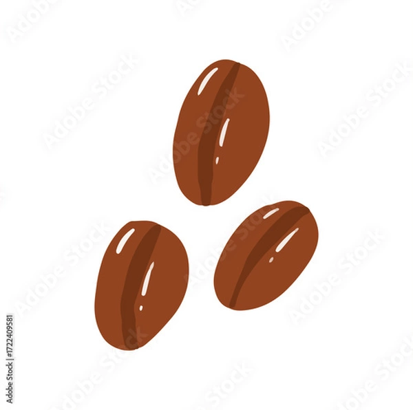 Fototapeta coffee beans vector